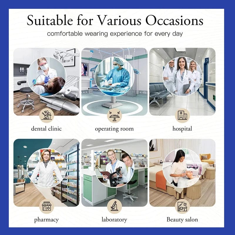 SHOWLU FASHION STORE Surgical Uniforms Woman Scrub Set Medical Nurse Beauty Salon Workwear Clinical Scrubs Top + Pant Spa Doctor Nursing Tunic Suit