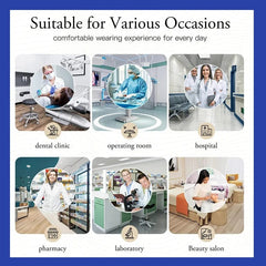 SHOWLU FASHION STORE Surgical Uniforms Woman Scrub Set Medical Nurse Beauty Salon Workwear Clinical Scrubs Top + Pant Spa Doctor Nursing Tunic Suit