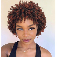 SHOWLU FASHION STORE T1B/350 / 6inches Short Dreadlock Wig Synthetic Hair Black Wigs for Black Women And Men Pixie Cut Wig Faux Locs Heat Resisatnt Fiber Daily Use