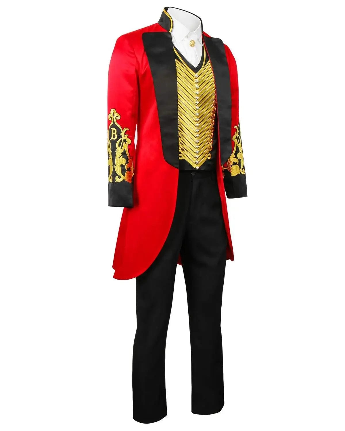 SHOWLU FASHION STORE The Greatest Showman P.T.Barnum Cosplay Costume Hugh Jackman Men Vest Uniform Suit Coat Shirt Pants Halloween Carnival Clothes