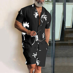  Showlu Fashion Store Tracksuit-2819 / S Summer Style Men's Hawaiian Beach Set