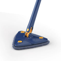  Showlu Fashion Store Triangle mop Suit (including 1 piece of cloth) Blue Household Rotating Floor Mop