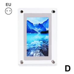 Showlu Fashion Store UK / CN Acrylic Digital Photo Frame 5 Inch 1200mAh Vertical Display IPS Screen 4G Memory Battery Porta Retrato Digital