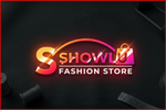 Showlu Fashion Store Ultra Glossy Orange Pink Logo