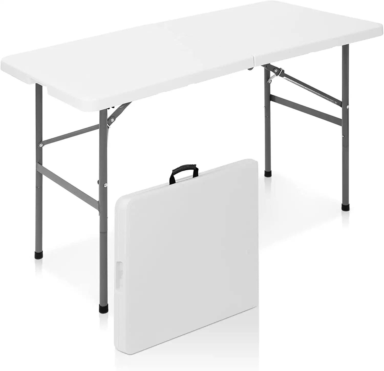 SHOWLU FASHION STORE United States 4 Foot Folding Table White