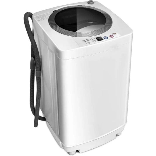  Showlu Fashion Store United States Giantex Portable Washing Machine, Full Automatic Washer and Spinner Combo, with Built-in Pump Drain 8 LBS Capacity