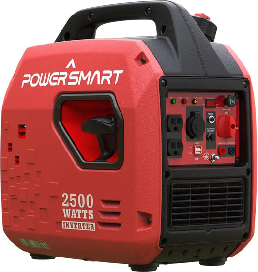 SHOWLU FASHION STORE United States PowerSmart 2500-Watt Gas Powered Portable Inverter Generator, Super Quiet for Camping, Tailgating, Home Emergency Use, CARB Comp