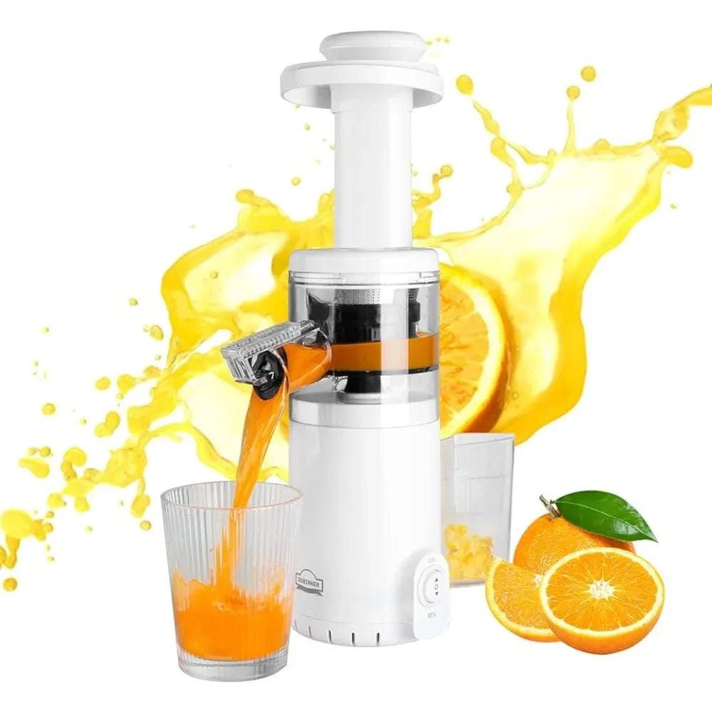  Showlu Fashion Store United States Slow Mini Juicer Extractor Easy to Clean, Cold Press Juicer Machine with quiet motor for High Nutrient Fruit & Vegetable Juice