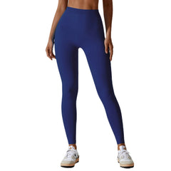  Showlu Fashion Store V Waist Hip-Lift and Belly Shaping Seamless Knitted Fitness Pants Peach