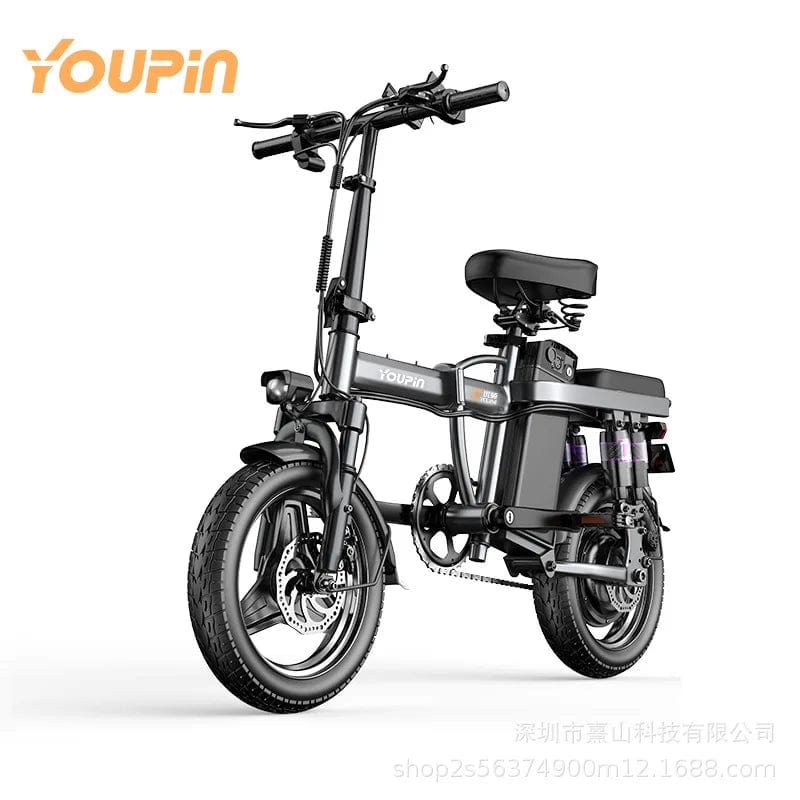 SHOWLU FASHION STORE vélo électrique Folding And Driving Adult Lithium Battery Two Wheel Super Light  Adult Electric Bicycle