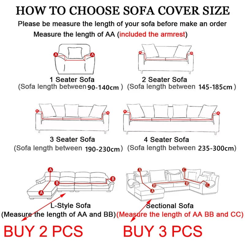  Showlu Fashion Store Velvet Sofa Cover Thick Elastic 1/2/3/4 Seater Sofa Cover for Living Room Velvet Plush L Shaped Corner Sofa Cover Couch Cover