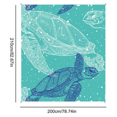  Showlu Fashion Store Waterproof Sandproof Beach Mat Folding Camping Supplies Blanket Portable Lightweight Outdoor Relax Picnic Travel Mat 200 X 210cm