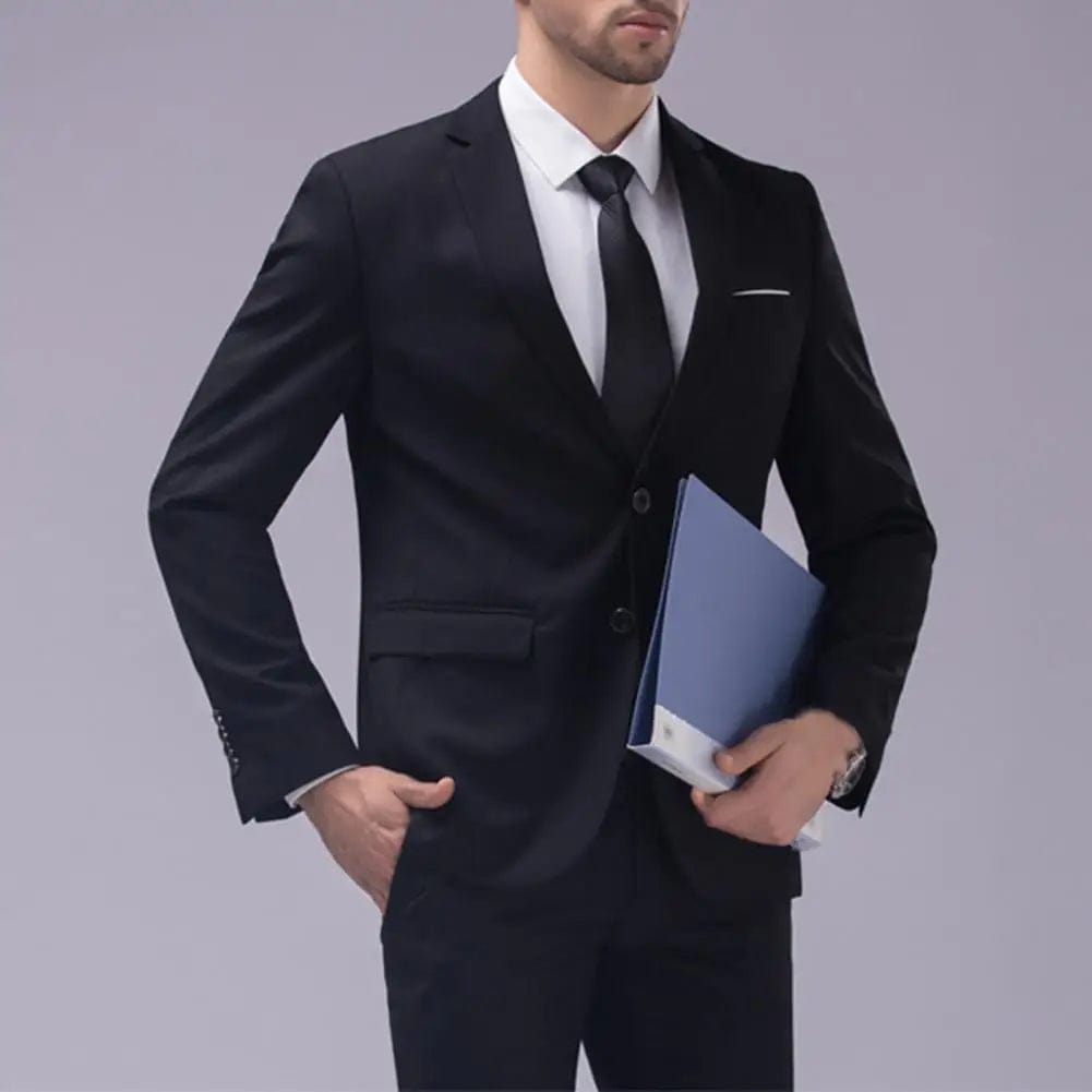  Showlu Fashion Store Wedding Suit For Men Set Elegant Blazers Formal 2 Pieces Full Jackets Pants Classic Business Coats 2024