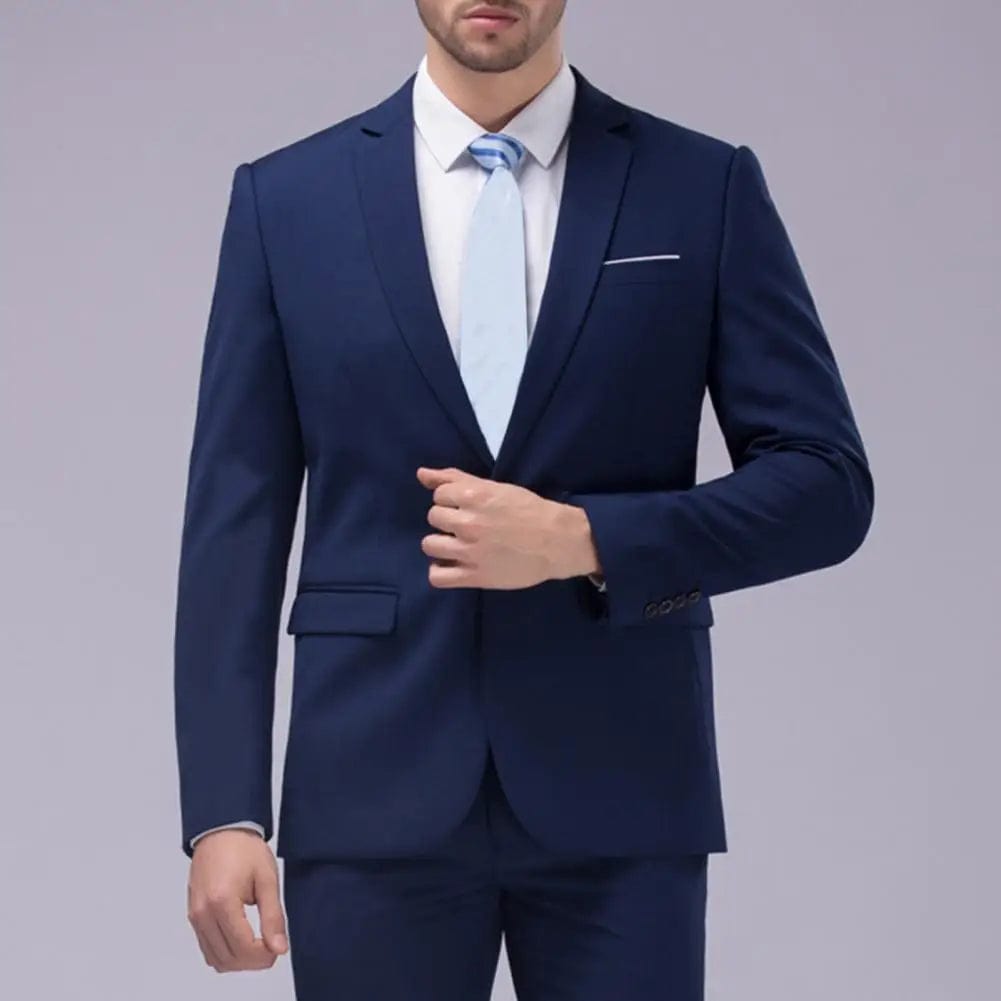  Showlu Fashion Store Wedding Suit For Men Set Elegant Blazers Formal 2 Pieces Full Jackets Pants Classic Business Coats 2024