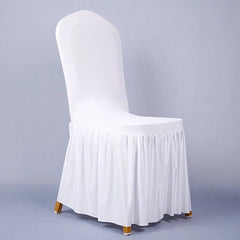  Showlu Fashion Store White / 1pcs chair cover Banquet Chair Cover High Quality Hotel Wedding Chair Cover Adjustable Spandex Chair Cover