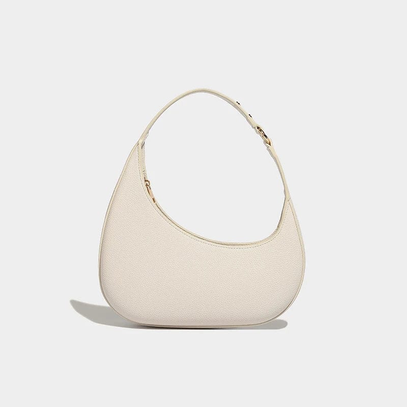 SHOWLU FASHION STORE white / (20cm<Max Length<30cm) Exquisite Versatile Handbag Trendy And Fashionable Armpit Bag Women's Small And Cute Crescent Bag High-end Simple Shoulder Bag