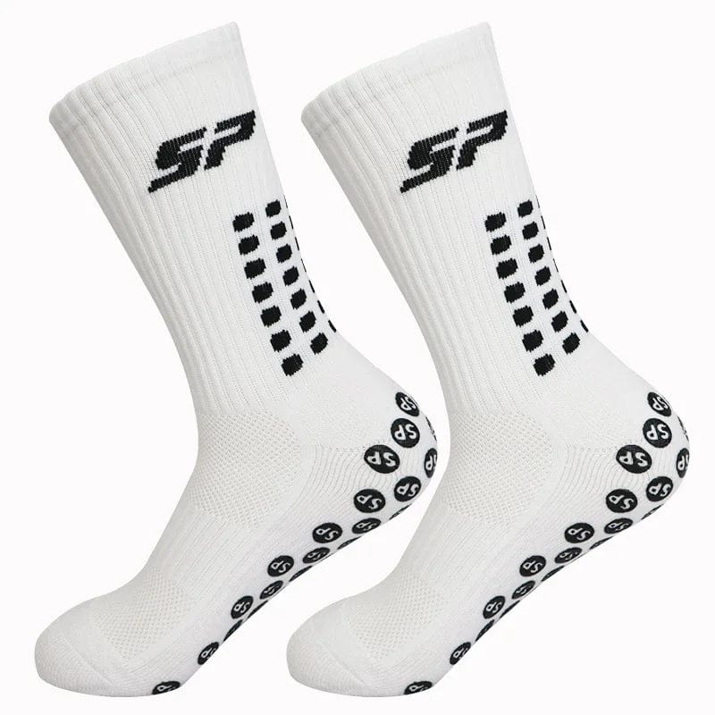 SHOWLU FASHION STORE white / 38-45 1 Pair SP Anti Slip Sports Socks Grip socks Football Yoga Socks