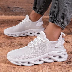 SHOWLU FASHION STORE White / 39 Black Shoes Men Casual Sneakers Mesh Breathable Shoes Male Running Trainers Sports Shoes Lightweight Comfortable Sneakers Men