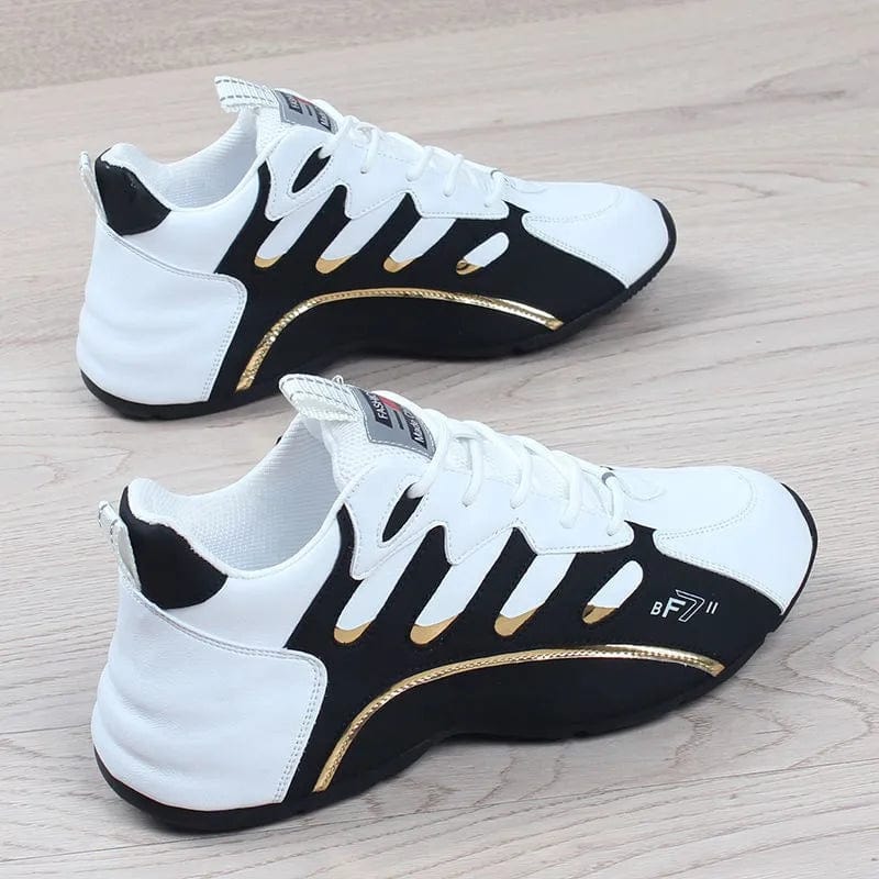 SHOWLU FASHION STORE White / 40 Men New Fashion Casual Sneakers for Light Soft Breathable Vulcanize Shoes High Quality Soft Leather Sneakers Zapatillas De Mujer