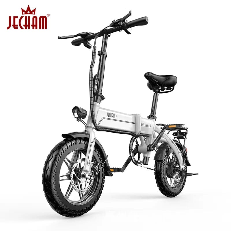 SHOWLU FASHION STORE White / 7.5A Aluminum Alloy Folding Electric Bike Lithium Battery Light Adult Power Battery Two-Wheel Electric Bike велосипед