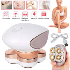 SHOWLU FASHION STORE white Painless Hair Removal Epilator Female Shaving Machine Women Razor Leg Body Electric Lip Shaver For Women Man Cheek Lady Shaver