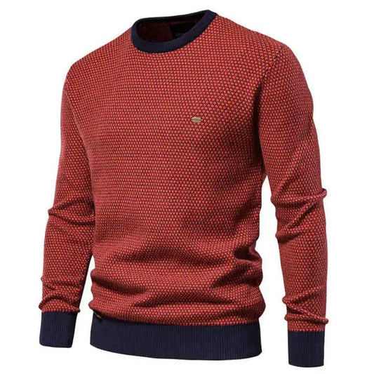  Showlu Fashion Store Wholesale Men'S Knitted Sweater Top Men'S Round Neck Pullover Sweater Knitted Sweatshirt For Autumn And Winter