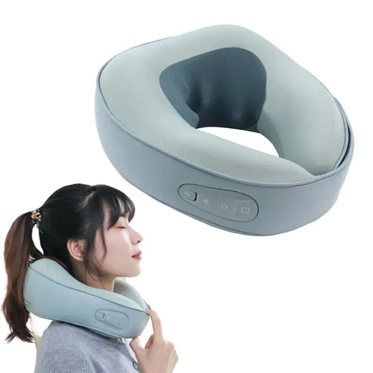 SHOWLU FASHION STORE Wholesale Rechargeable U-Shaped Pillow Electric Massage Products Neck Massage Pillow Neck Massage Travel Pillow