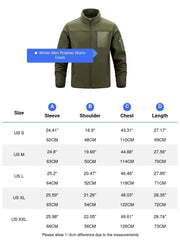 SHOWLU FASHION STORE Winter Men Polartec Warm Jackets Casual Man Fleece Lined Windbreaker Coats Men Soft Shell Stand Collar Tactical Hiking Jackets