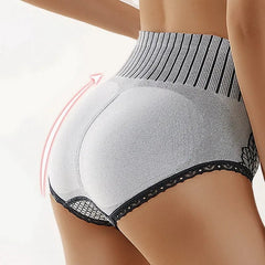  Showlu Fashion Store Women High Waist Shaping Panties Breathable Body Shaper Slimming Tummy Underwear Butt Lifter Seamless Panties Shaperwear