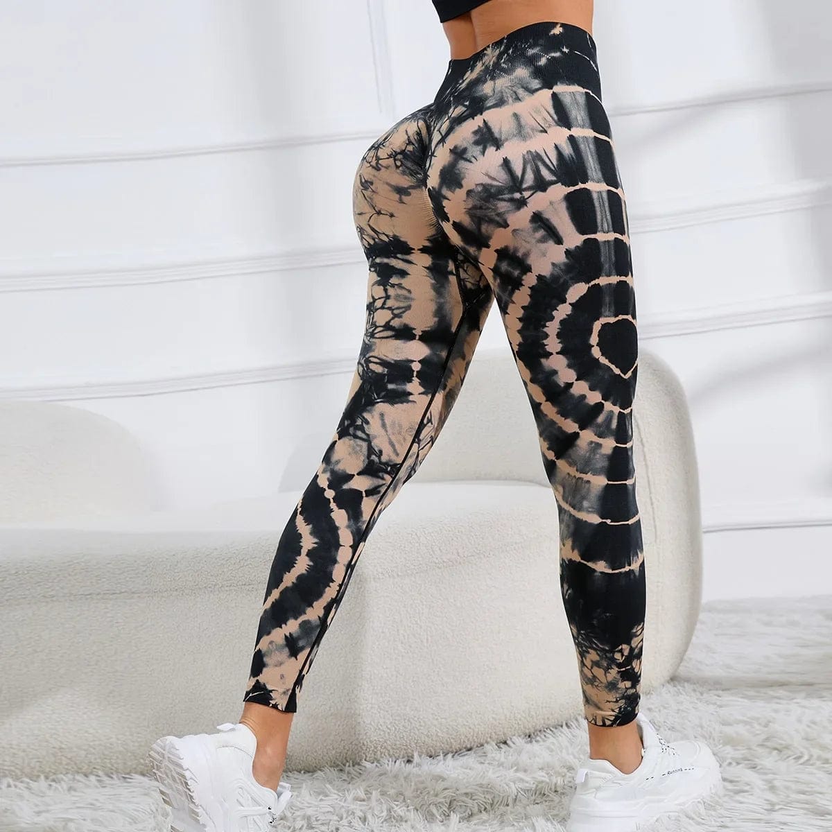  Showlu Fashion Store Women Print  Seamless Pants Leopard High Waist Leggings Thin Fitness Pant Push Up Legging Sports Pants Gym Workout Tights