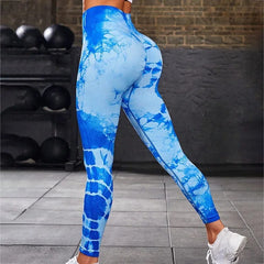  Showlu Fashion Store Women Print  Seamless Pants Leopard High Waist Leggings Thin Fitness Pant Push Up Legging Sports Pants Gym Workout Tights