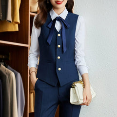 SHOWLU FASHION STORE Women's Coat for Interview Striped Suit