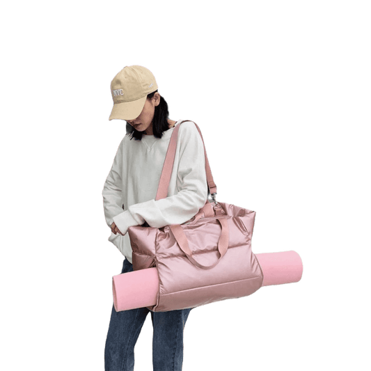  Showlu Fashion Store Women's Fashion Yoga Training Travel on One Shoulder Gym Bag