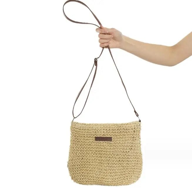  Showlu Fashion Store Women's Straw bag for Summer Woven Shoulder Bags for Women Messenger Bohemian Beach Bags Handbag Vacation