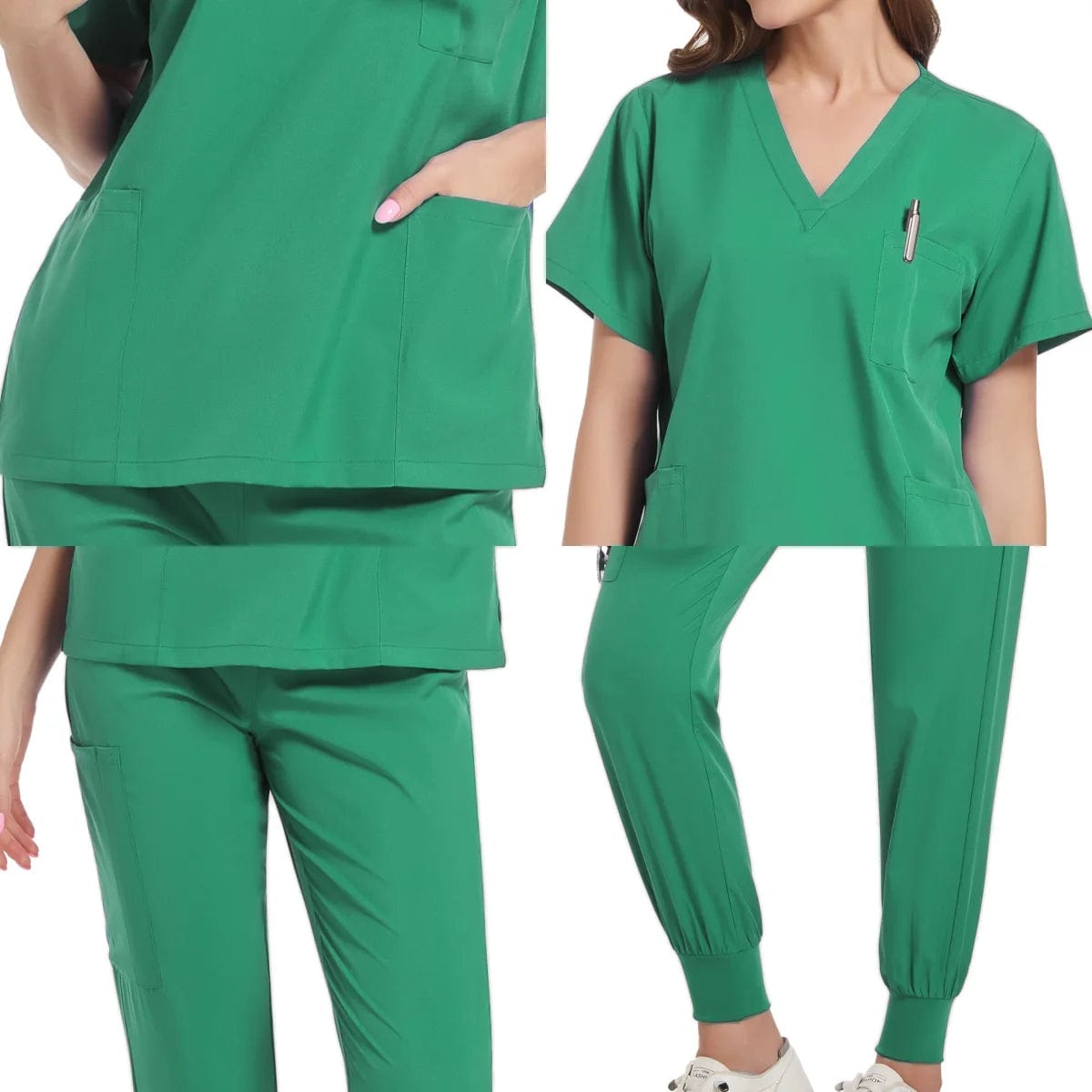 SHOWLU FASHION STORE Women Scrub Set Surgical Nursing Scrub Sets Hospital Uniform Medical Factory Wholesale Uniforms Womens Custom Scrubs