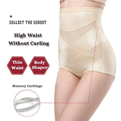  Showlu Fashion Store Women Sexy Cross Butt Lifter Body Shaper Briefs High Waist Trainer Panties Female Tummy Control Shapewear Slimming Underwear