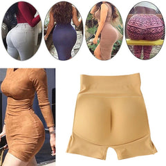  Showlu Fashion Store Women Sexy High Waist Body Shaper Butt Lifter Padded Hip Enhancer Shapewear Tummy Control Panties Fake Ass Shorts