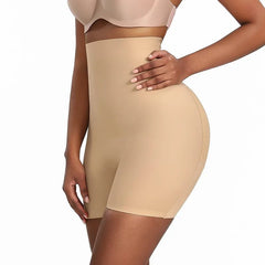  Showlu Fashion Store Women Sexy High Waist Body Shaper Butt Lifter Padded Hip Enhancer Shapewear Tummy Control Panties Fake Ass Shorts