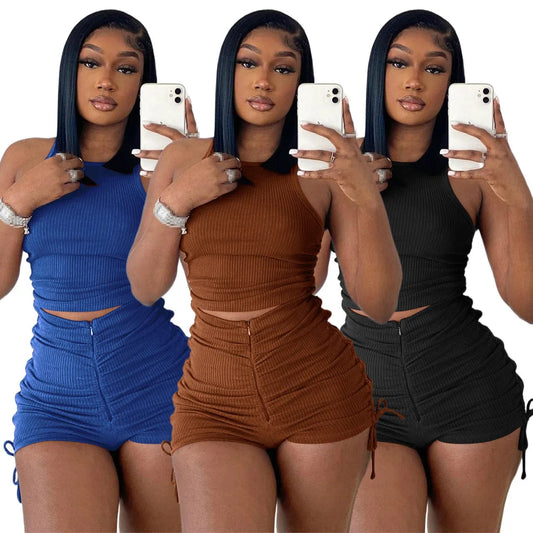  Showlu Fashion Store women two pieces sets summer 2 piece set women outfits sexy outfits for woman beach outfit summer shorts set 2022