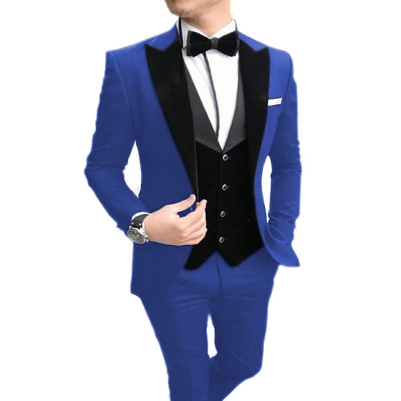 Showlu Fashion Store XL / 2 pieces Banquet Dress Suit Fashion New Arrival Men Suit Three-Piece Suit Fancy Business Suit Bridegroom Wedding Suit