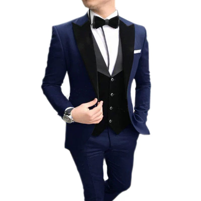 Showlu Fashion Store XL / 7 pieces Banquet Dress Suit Fashion New Arrival Men Suit Three-Piece Suit Fancy Business Suit Bridegroom Wedding Suit