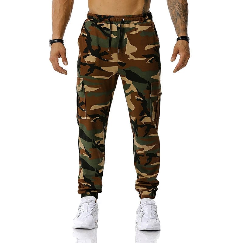  Showlu Fashion Store XL / Army Green Trendy European and American Leisure Distinctive Army Green Camouflage Printing Outdoor