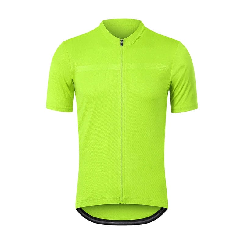 Showlu Fashion Store XXL / Quick-drying breathable sweat-wicking fluorescent green short sleeves 23 Cycling Clothing Men's Bicycle Spring and Summer Long Sleeves Quick-Drying Breathable Road Bike Riding Jacket Mountain Bike Clothes