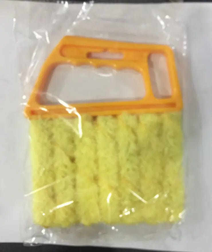  Showlu Fashion Store Yellow EW New Louver Curtain Cleaning Brush Cleaning Brush Detachable Cleaning Brush Cleaning Vent Brush