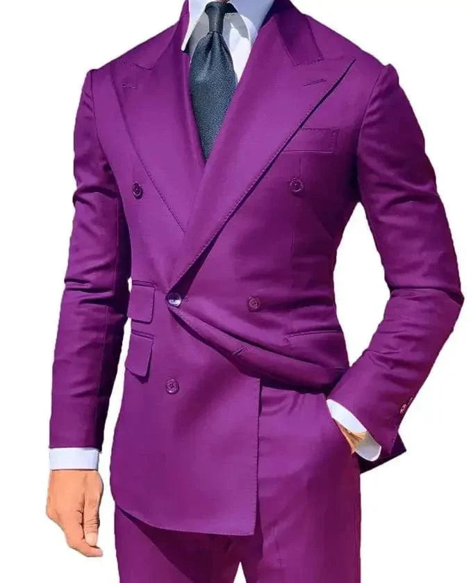 Yellow men's 2-piece skinny fit wedding suit blazer and trousers by Showlu Fashion, casual and formal men's fashion ensemble.