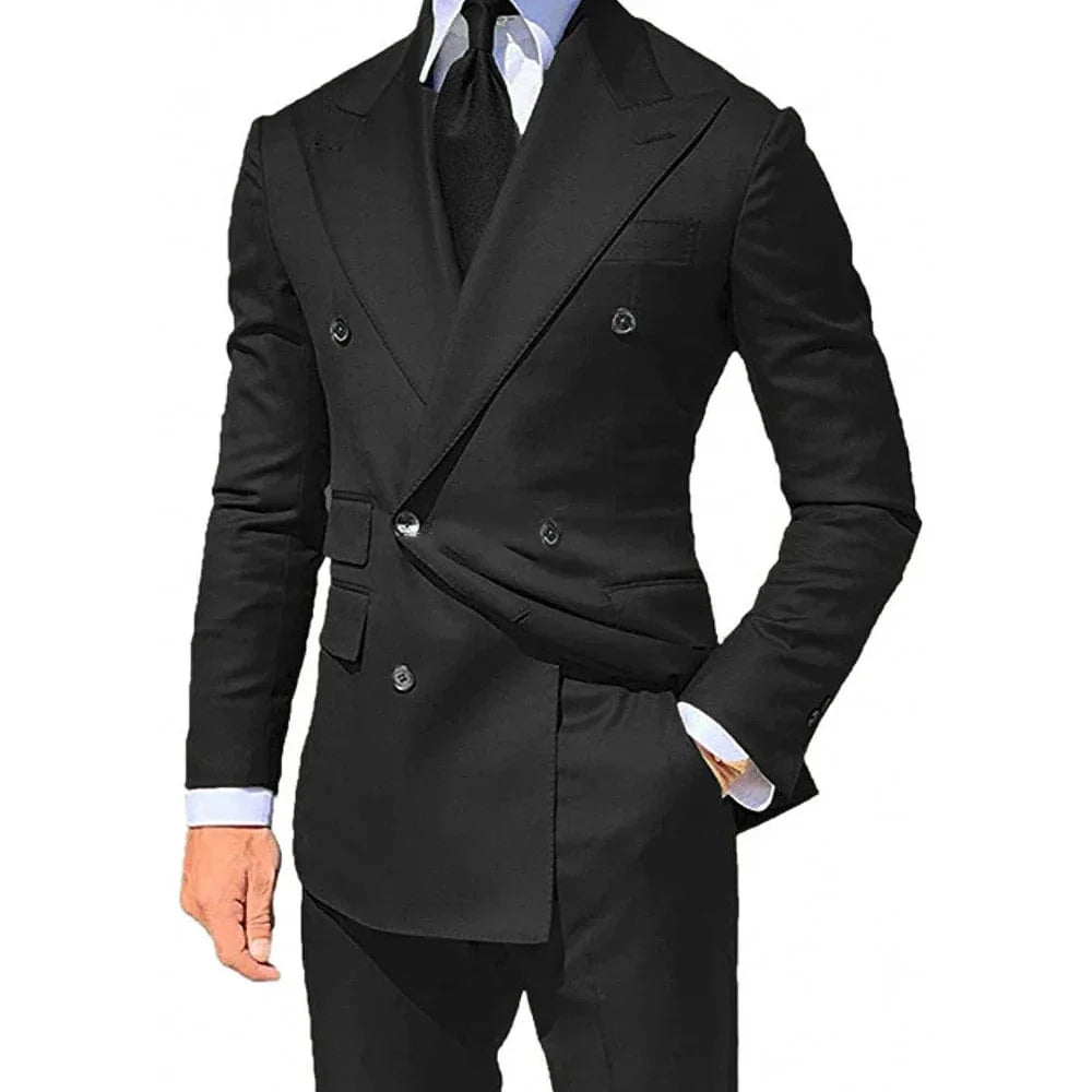 Yellow men's 2-piece skinny fit wedding suit blazer and trousers by Showlu Fashion Store, stylish formal and groom attire.