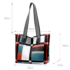  Showlu Fashion Store Yellow Plaid Women Large Capacity Handbag Totes Ladies Fashion Casual Big Size Retro PU Leather Shoulder Shopping Pack Female Daily Use Bag