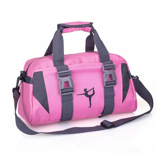  Showlu Fashion Store Yoga Fitness Bag Waterproof Nylon Training Shoulder Crossbody Sport Bags For Women Fitness Travel Duffel Clothes Gym Bags