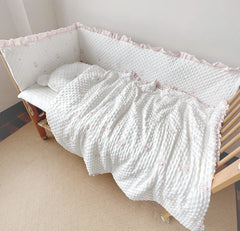 SHOWLU FASHION STORE Yuan Shuang Baby Class A baby and children's bed Kit quilt bed surround embroidery baby bear spring and winter baby