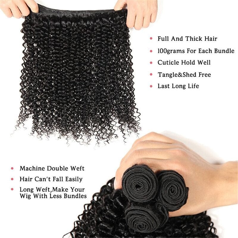 Showlu Store Nation 0 100% Human Hair Kinky Curly Bundles Raw Hair Brazilian Bundles Original Human Hair On Promotion Human Natural Hair Extensions